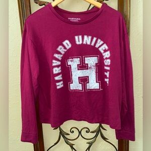 HARVARD Crop Top L/S Tee